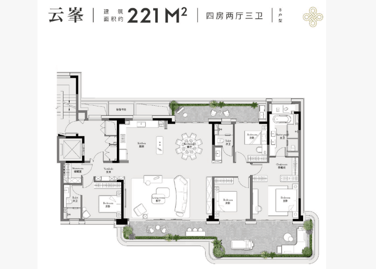 4室2厅3卫
