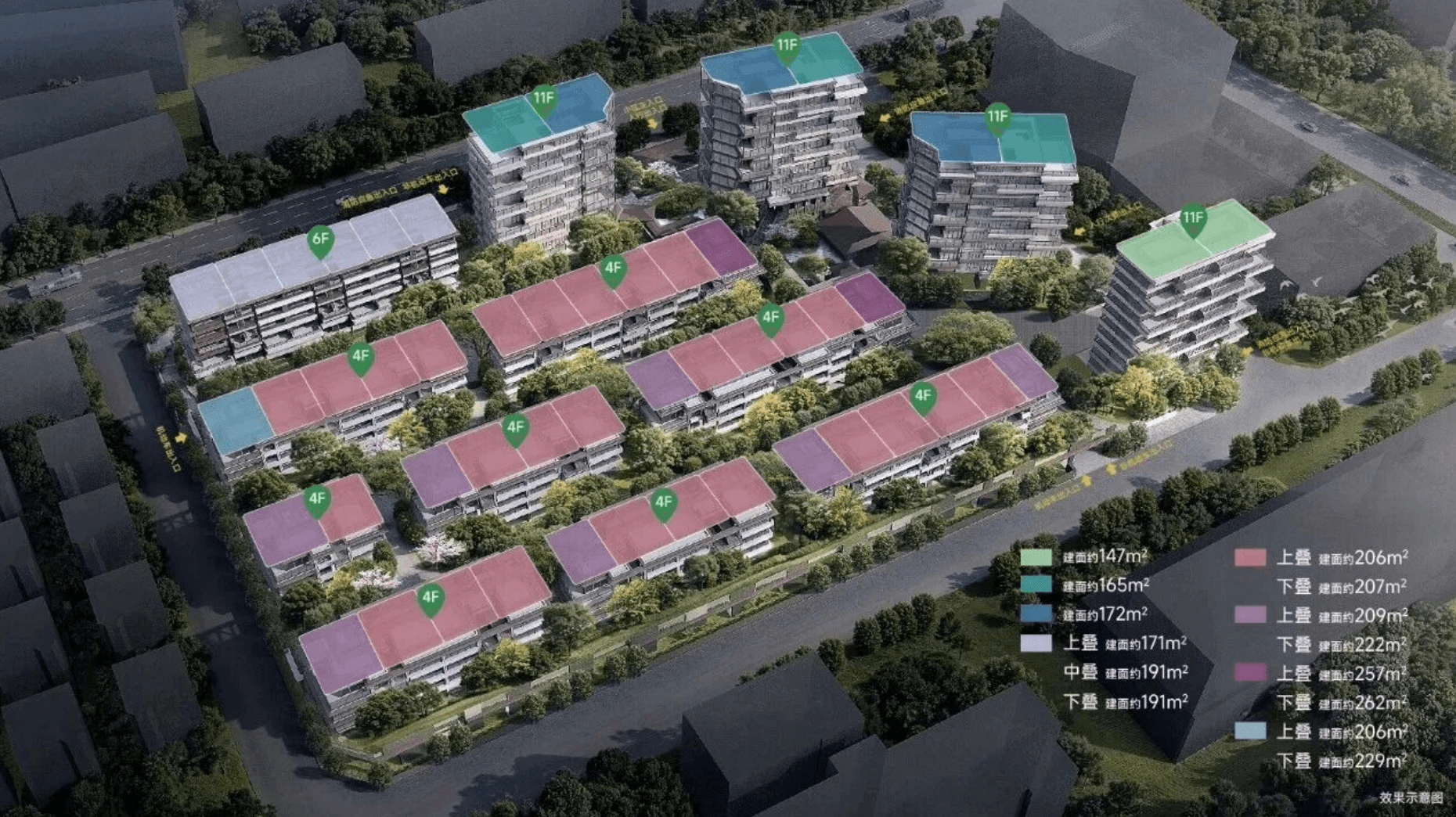 隐秀江南院楼栋图