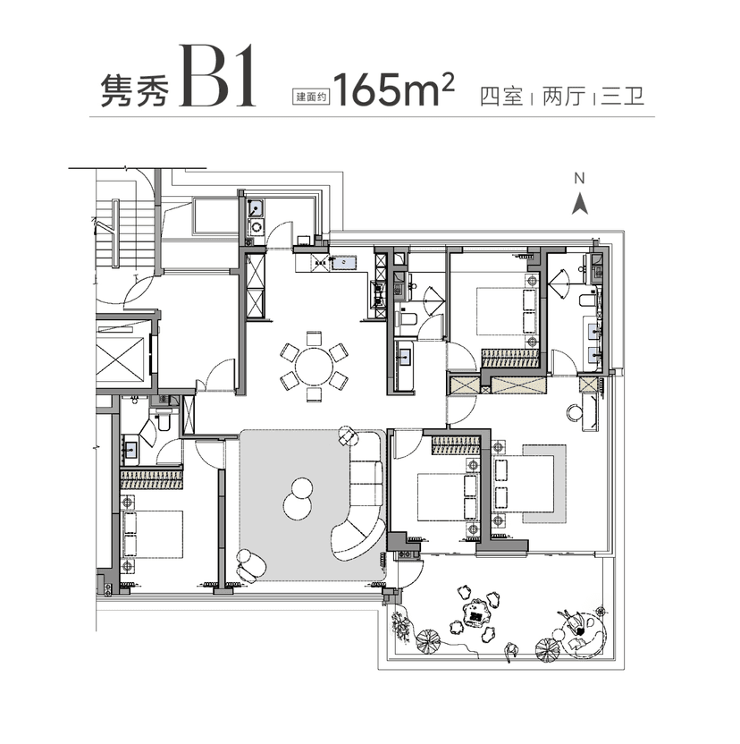 4室2厅3卫