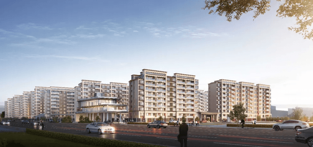 吴中地产望湖玫瑰园 沿街效果图