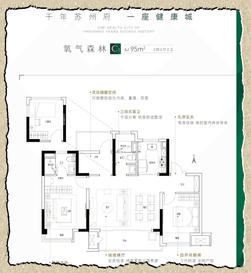 3室2厅2卫