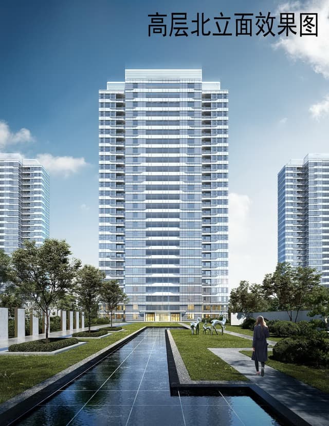 苏地2021-WG-42号地块 高层北侧立面图