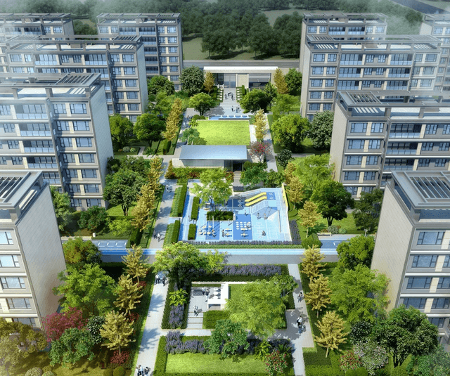 花语熙园 小区内景效果图