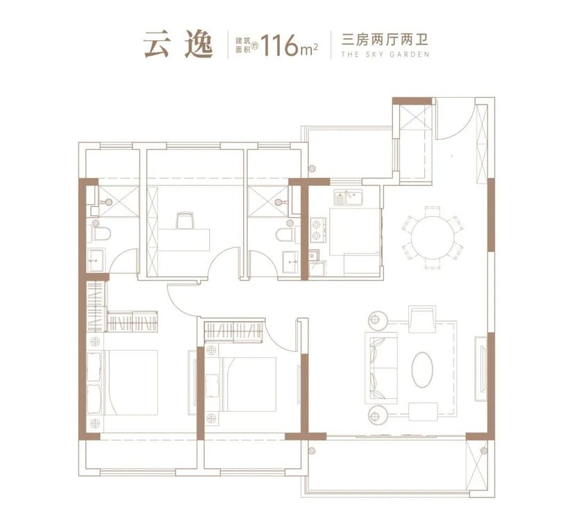 3室2厅2卫
