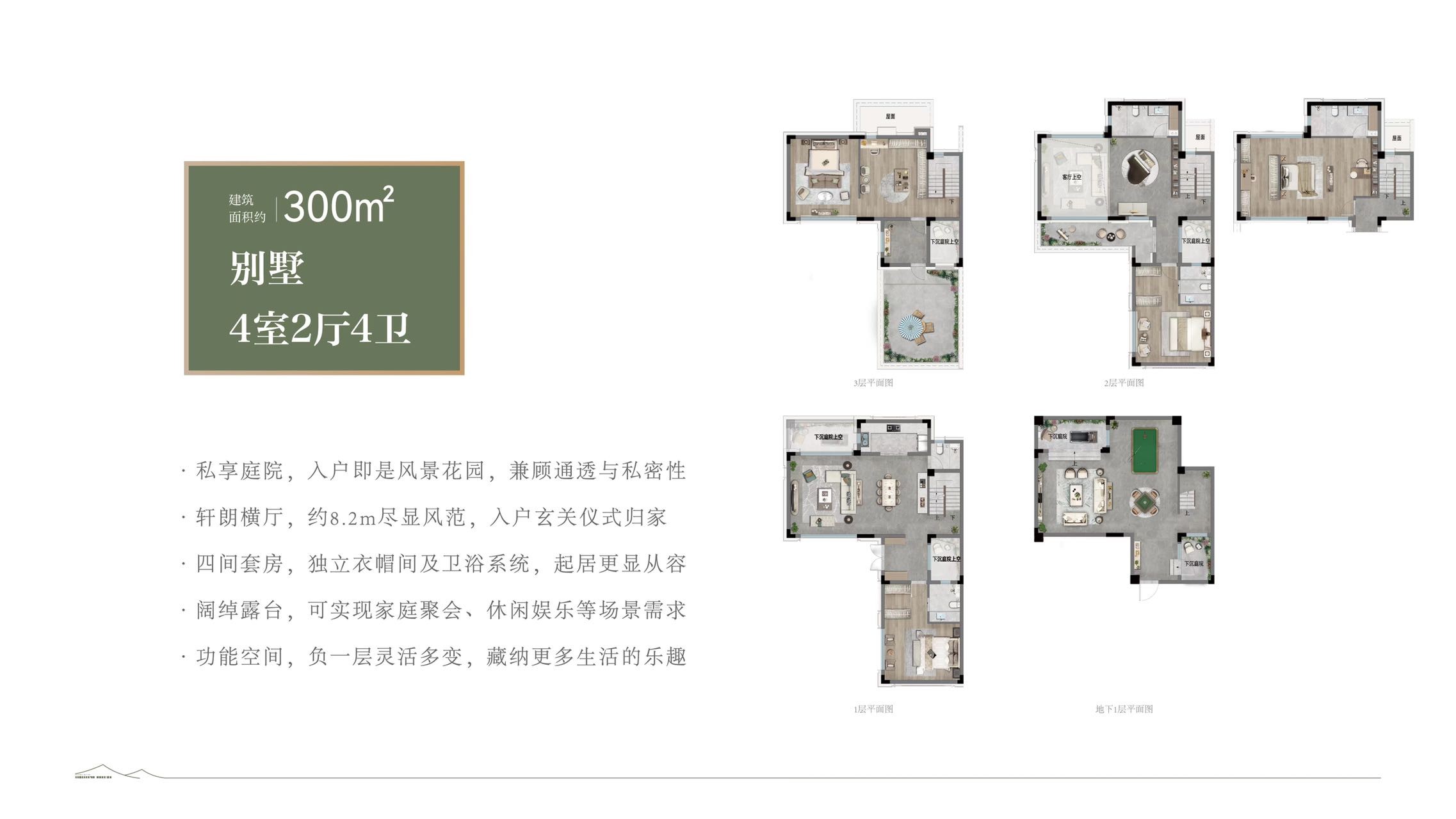 紫锦墅院5室2厅4卫户型图