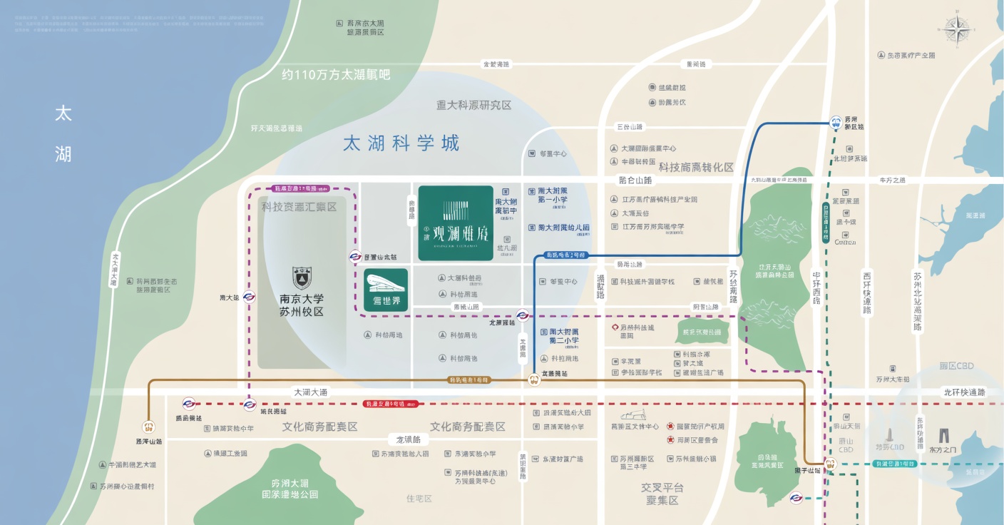 中建观澜雅境区位图