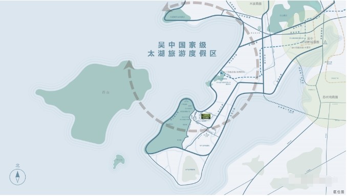 中旅东篱院区位图